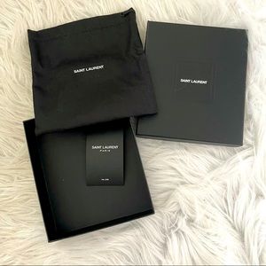 Saint Laurant box and dustbag